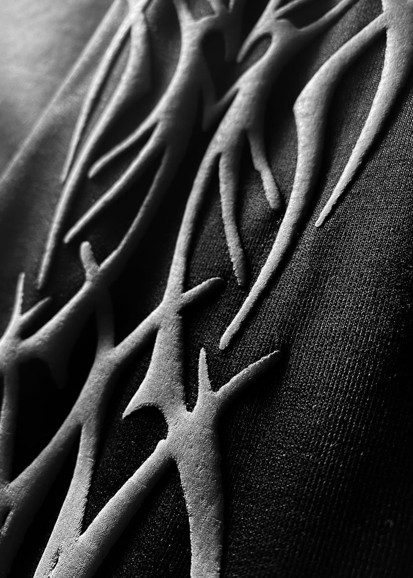 Gothic Flame Balaclava Hoodie – Black Streetwear Edition