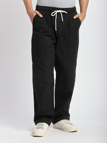 Black Baggy Sweatpants For Men