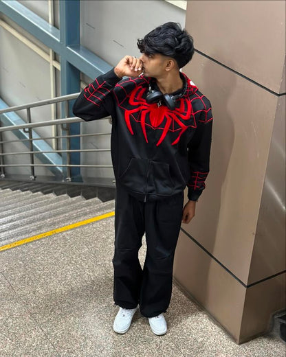 Spider-Man Unisex Hoodie - Zip Hooded Sweatshirt
