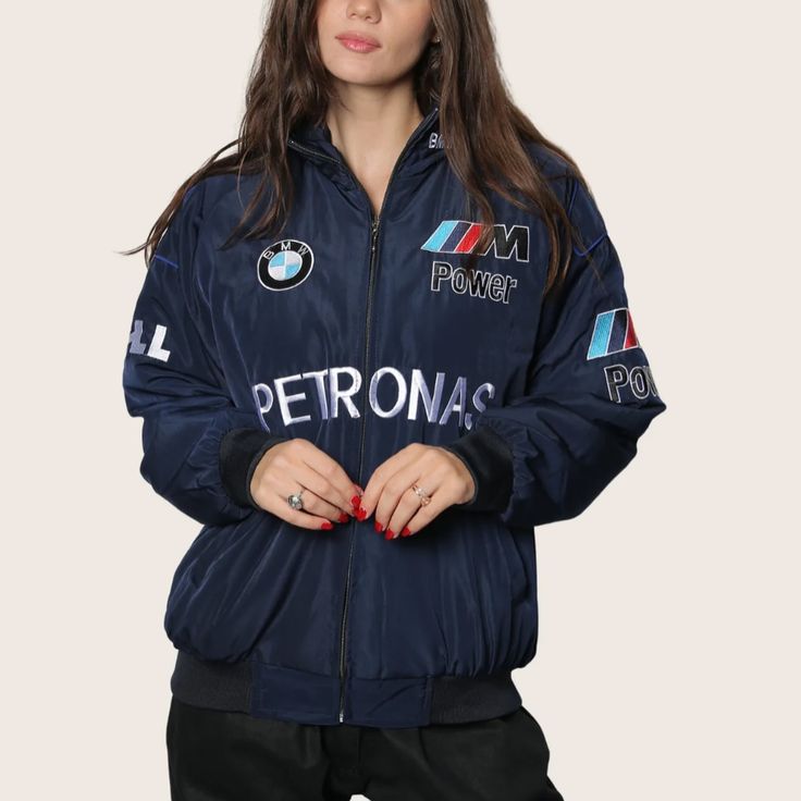 BMW Motorsport Jacket - Premium BMW Petronas F1 Racing Jacket
