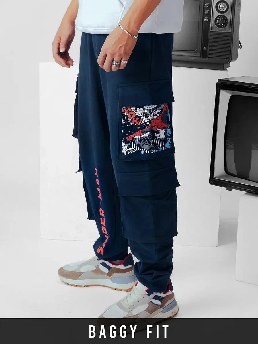 Spider Man Cargo Pants - Baggy Fit