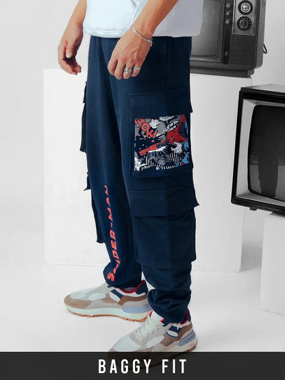 Spider Man Cargo Pants - Baggy Fit