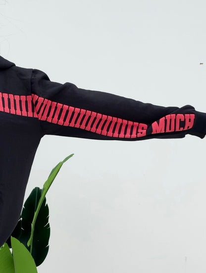 I Love You This Much Hoodie - Black Edition