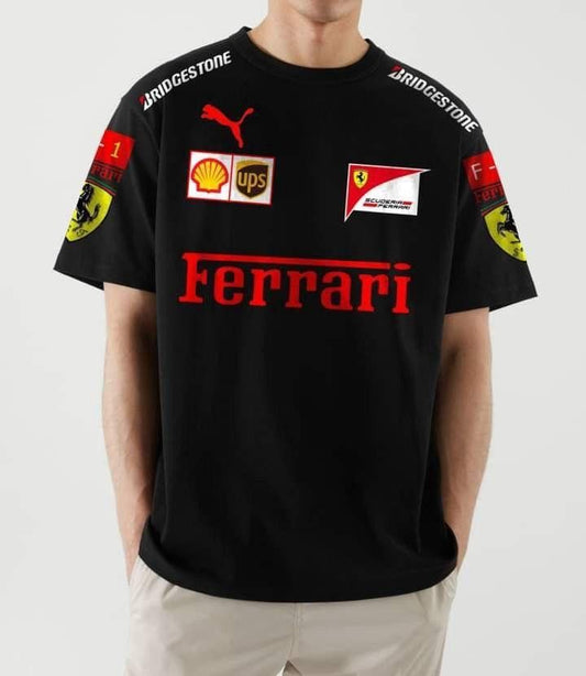 Black Ferrari T-shirt - Unisex Racing Streetwear