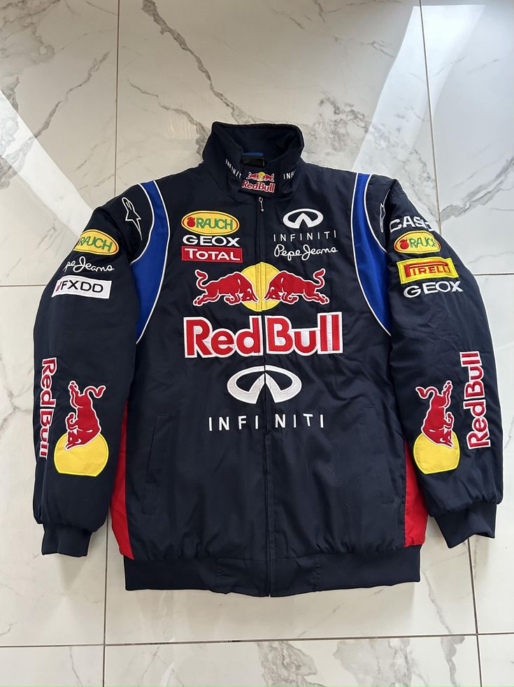 Stylish Redbull Racing Jacket - Redbull Gives You Wings