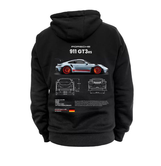Porsche Hoodie - 911 GT3RS Printed Hoodie