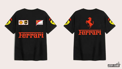 Black Ferrari T-shirt - Unisex Racing Streetwear