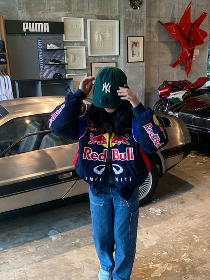 Stylish Redbull Racing Jacket - Redbull Gives You Wings